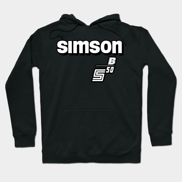 Simson S50 B logo Hoodie by GetThatCar